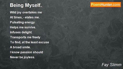 Fay Slimm - Being Myself.