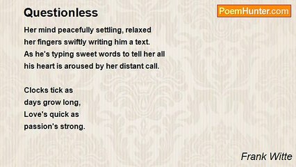 Frank Witte - Questionless