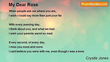 Crystle Jones - My Dear Rose