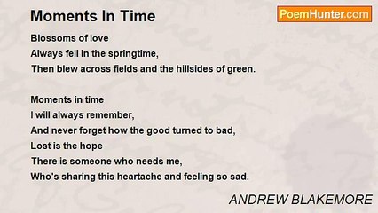 ANDREW BLAKEMORE - Moments In Time