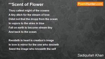 Sadiqullah Khan - **Scent of Flower