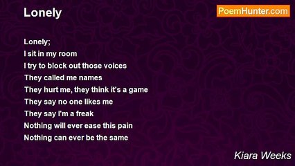 Kiara Weeks - Lonely