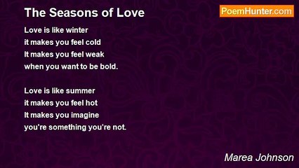Marea Johnson - The Seasons of Love