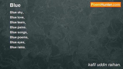 kafil uddin raihan. - Blue