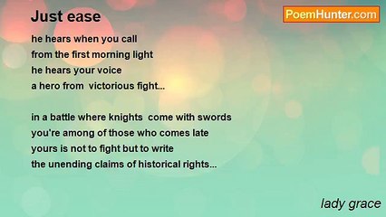 lady grace - Just ease