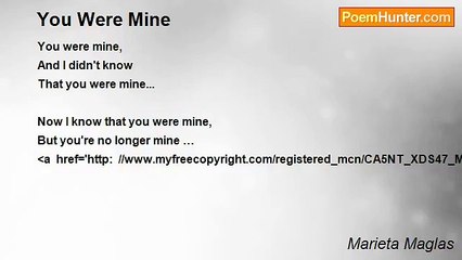 Marieta Maglas - You Were Mine