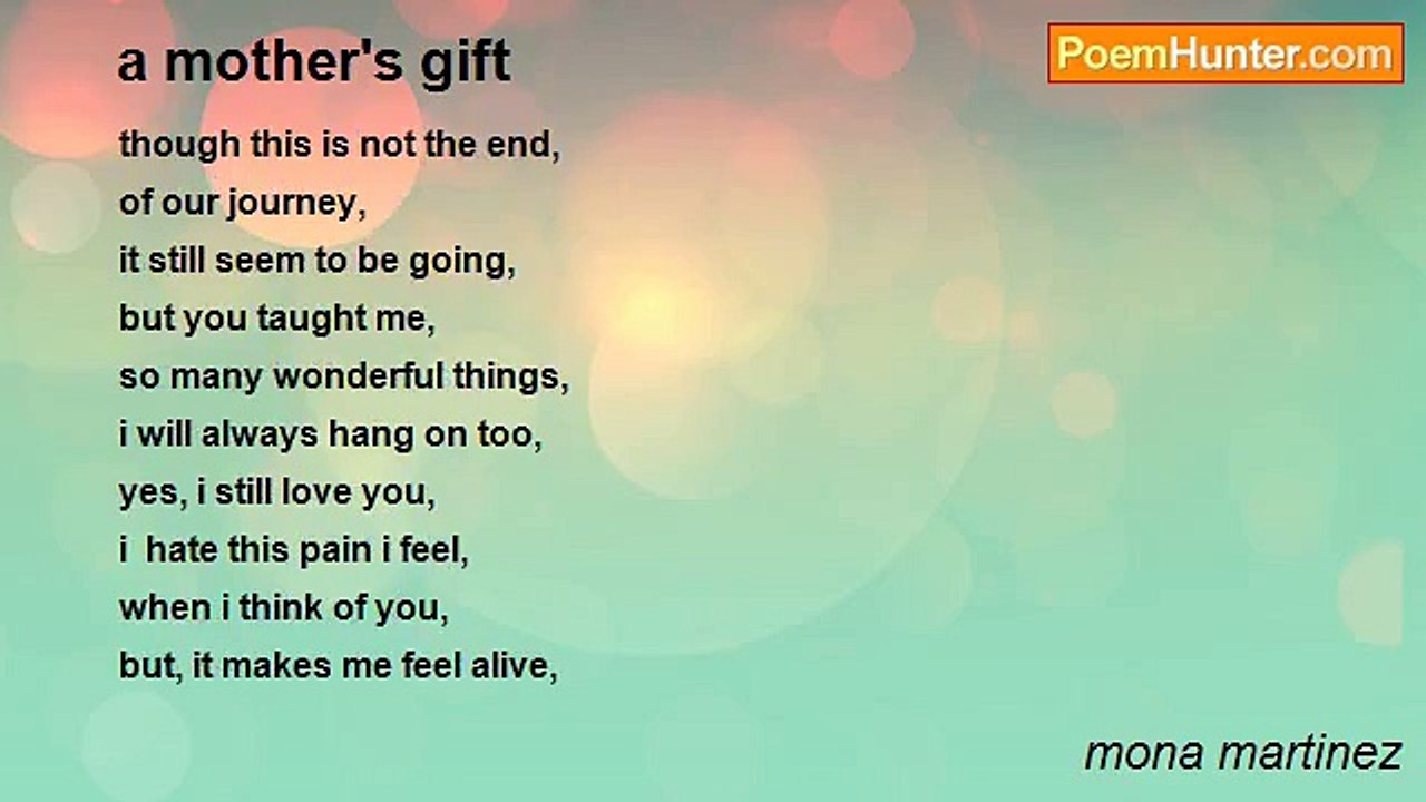 mona martinez - a mother's gift