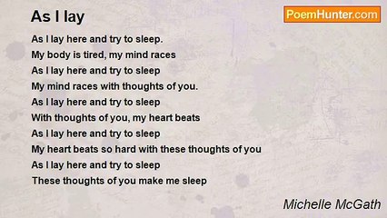 Michelle McGath - As I lay