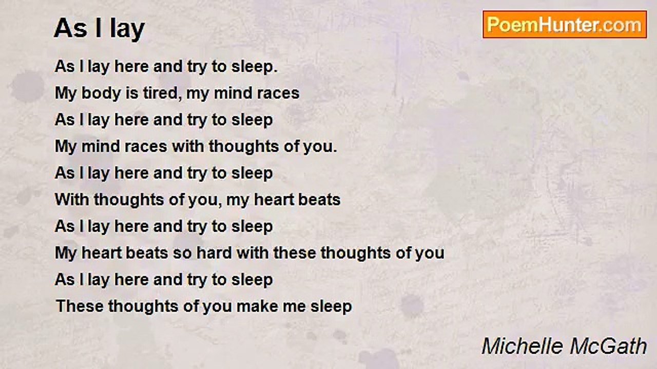 Michelle McGath - As I lay