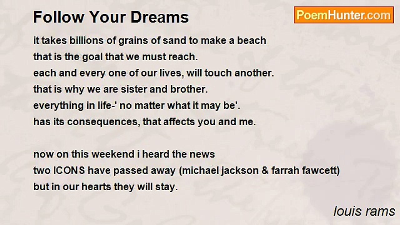 louis rams - Follow Your Dreams