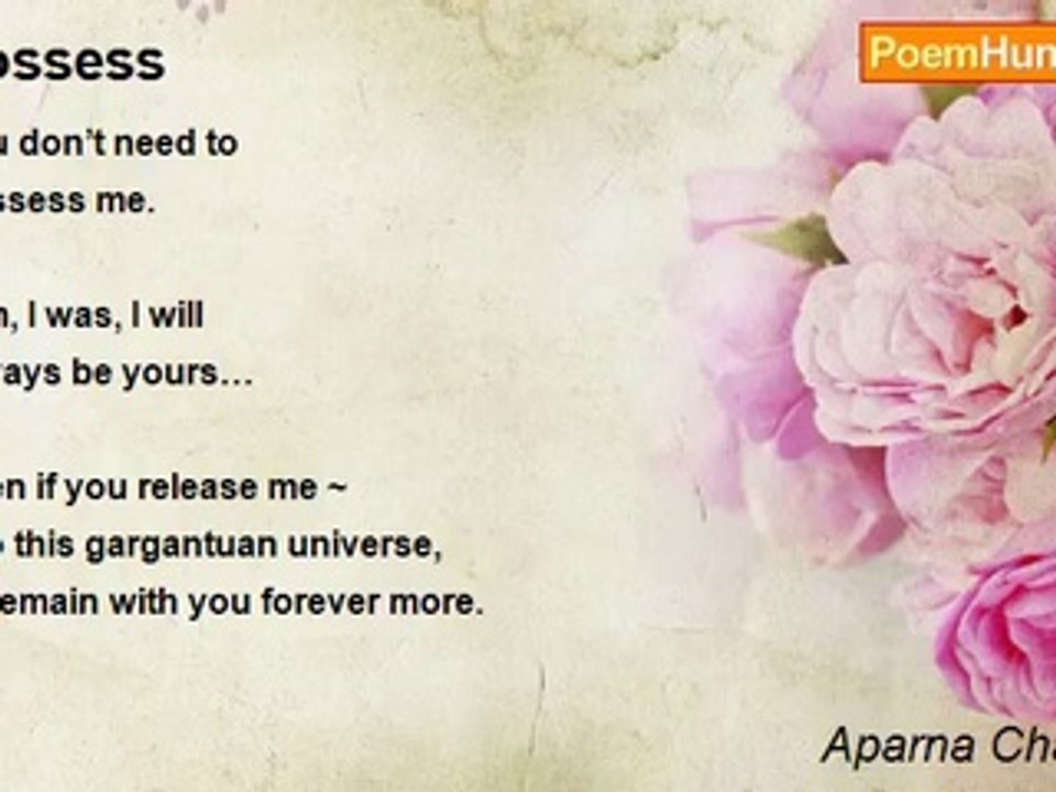 Aparna Chatterjee - Possess