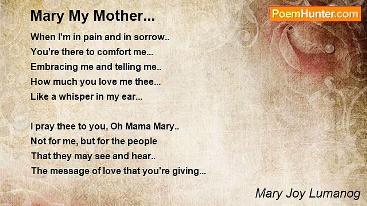 Mary Joy Lumanog - Mary My Mother...