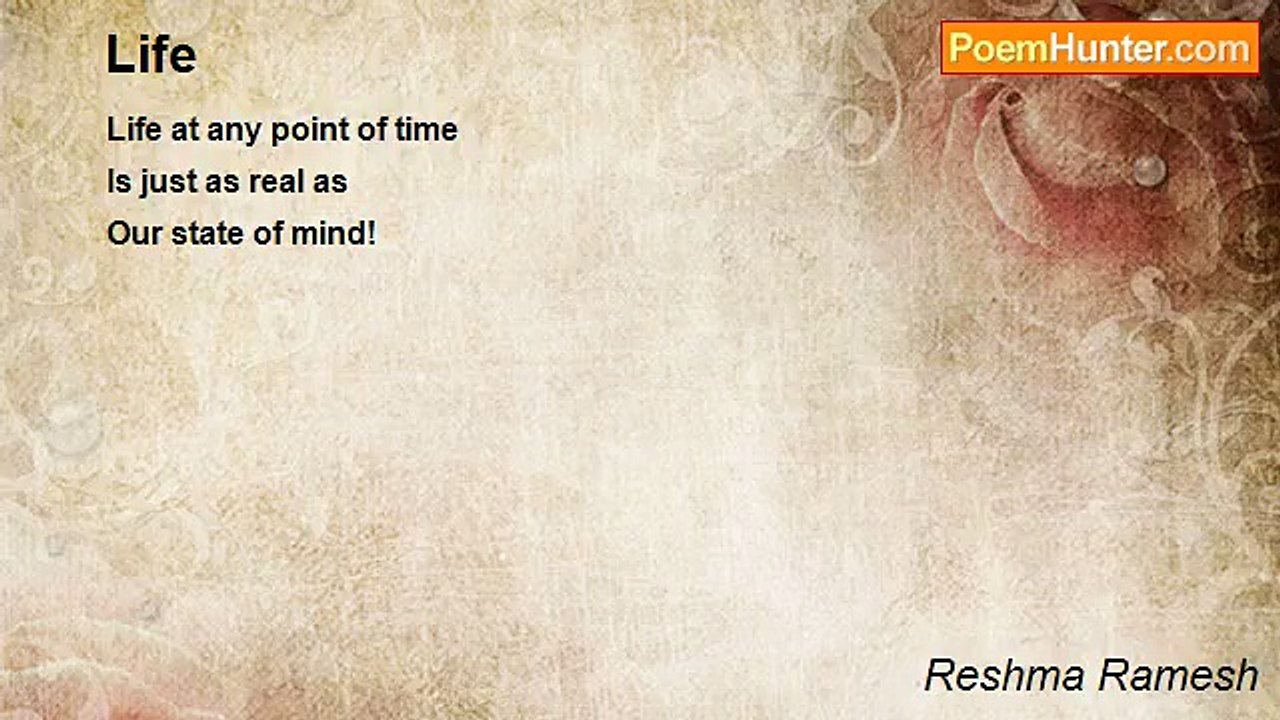 Reshma Ramesh - Life