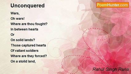 Rahul Singh Rana - Unconquered