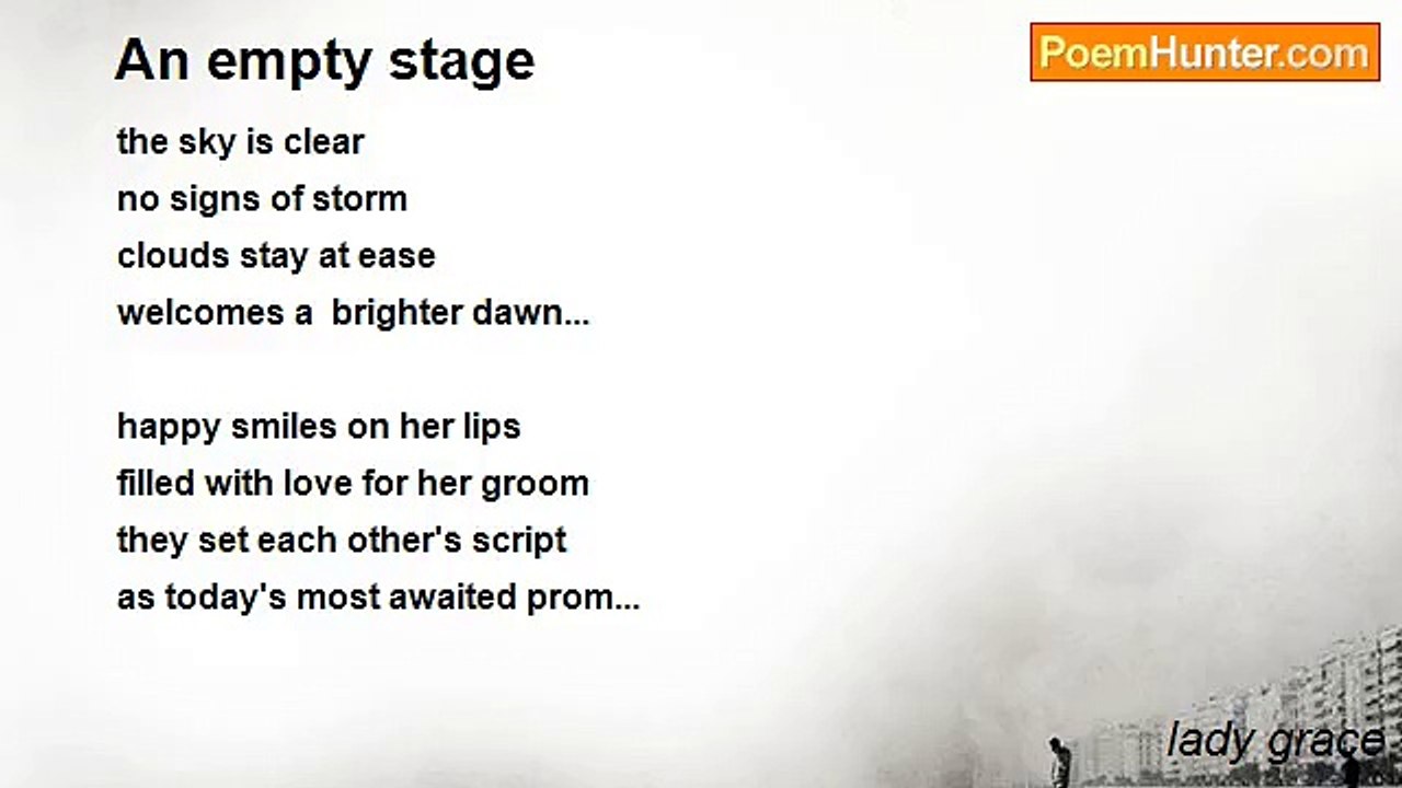 lady grace - An empty stage
