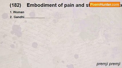 premji premji - (182)    Embodiment of pain and stoic endurance (Oneryu)