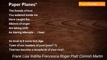 Frank Lisa IndiRa Francesca Roger Platt Cornish Martin - Paper Planes*