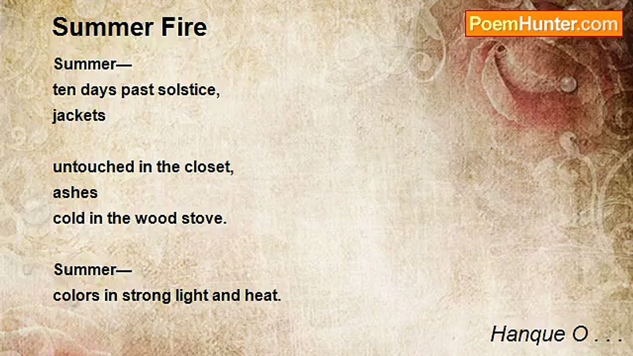 Hanque O . . . - Summer Fire