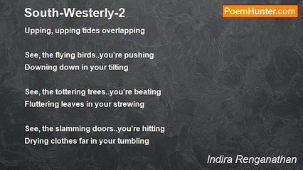 Indira Renganathan - South-Westerly-2