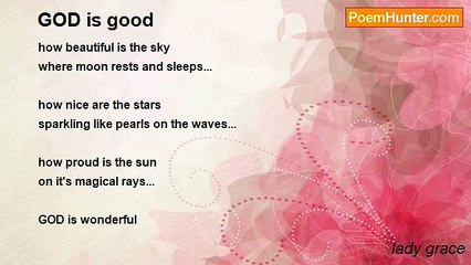 lady grace - GOD is good