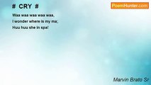 Marvin Brato Sr - #  CRY  #