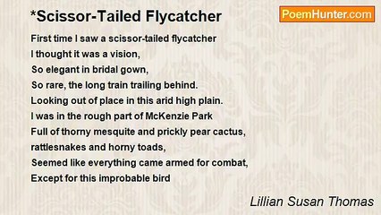 Lillian Susan Thomas - *Scissor-Tailed Flycatcher