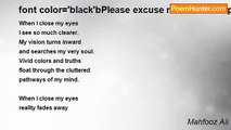 Mahfooz Ali - font color='black'bPlease excuse me: An introspection