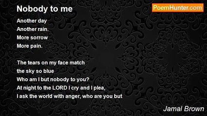 Jamal Brown - Nobody to me