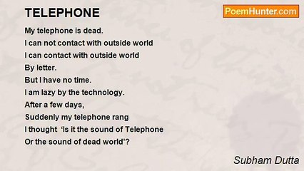 Subham Dutta - TELEPHONE
