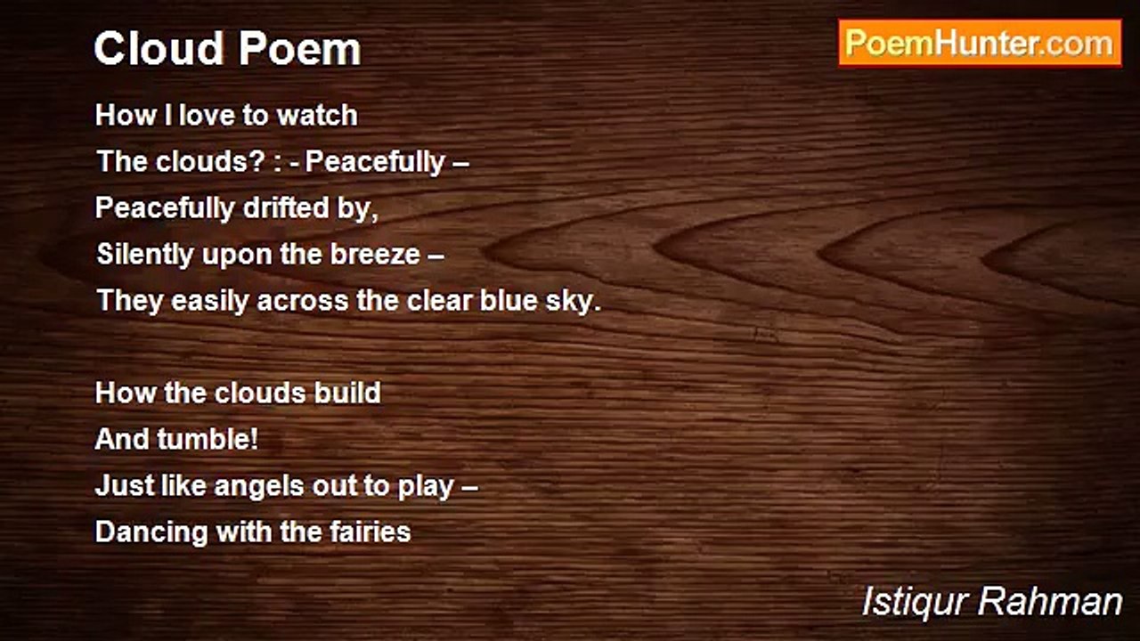 Istiqur Rahman - Cloud Poem