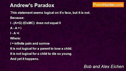 Bob and Alex Eichen - Andrew's Paradox