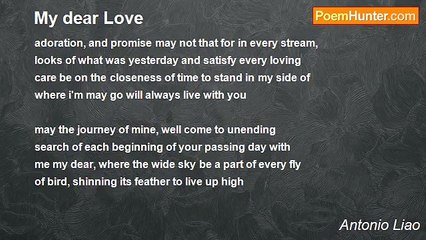 Antonio Liao - My dear Love