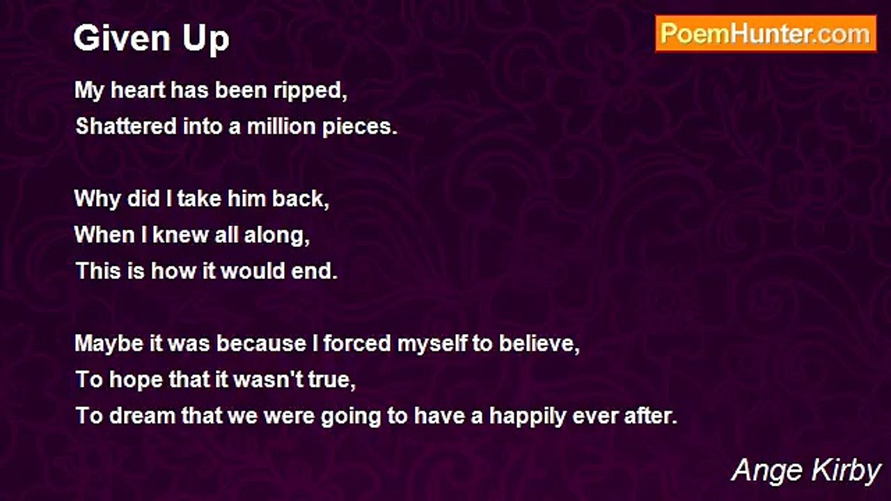 Ange Kirby - Given Up
