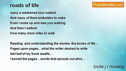 lovita j r morang - roads of life