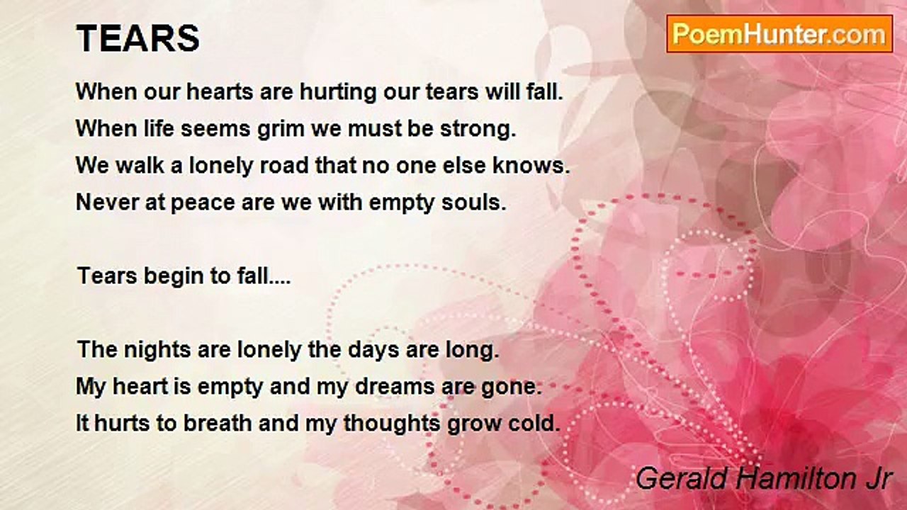 Gerald Hamilton Jr - TEARS