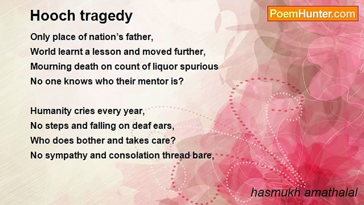 hasmukh amathalal - Hooch tragedy