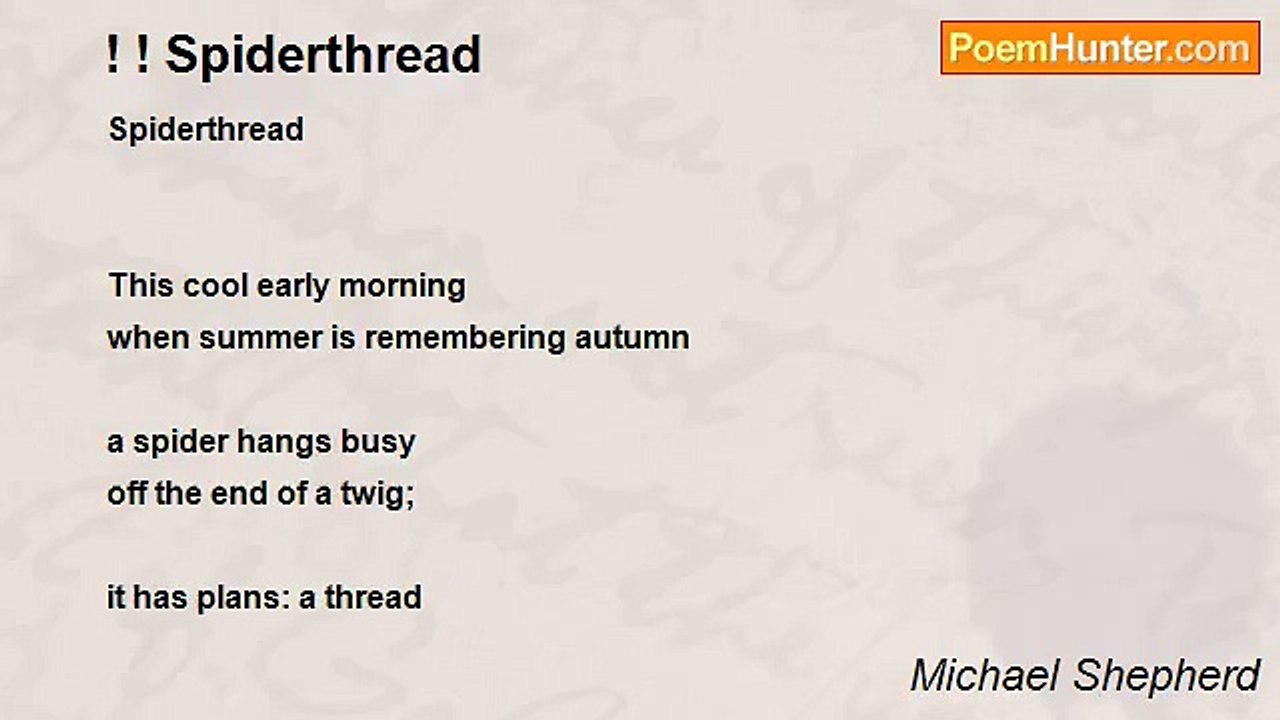 Michael Shepherd - ! ! Spiderthread