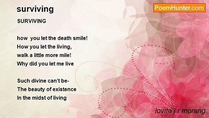 lovita j r morang - surviving