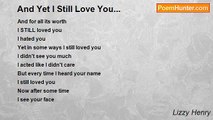 Lizzy Henry - And Yet I Still Love You...