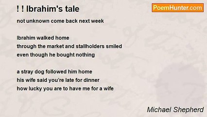 Michael Shepherd - ! ! Ibrahim's tale