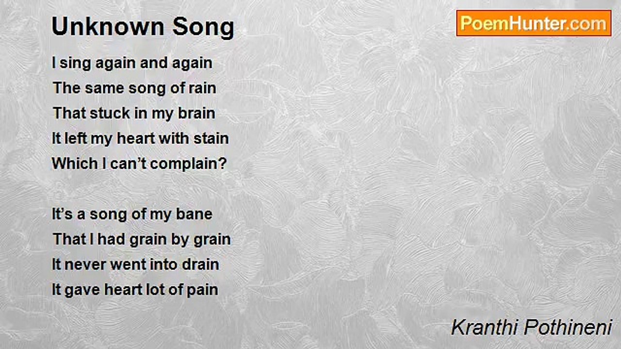 Kranthi Pothineni - Unknown Song