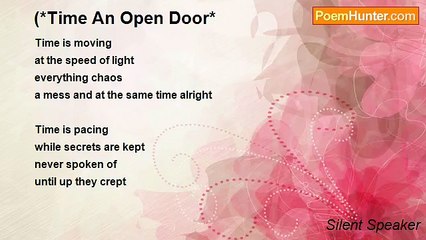 Silent Speaker - (*Time An Open Door*