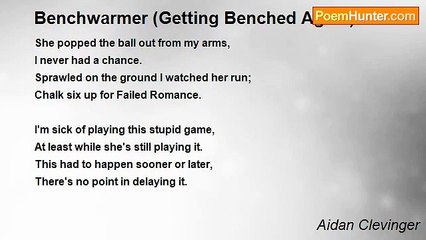 Aidan Clevinger - Benchwarmer (Getting Benched Again)