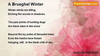 sheena blackhall - A Brueghel Winter