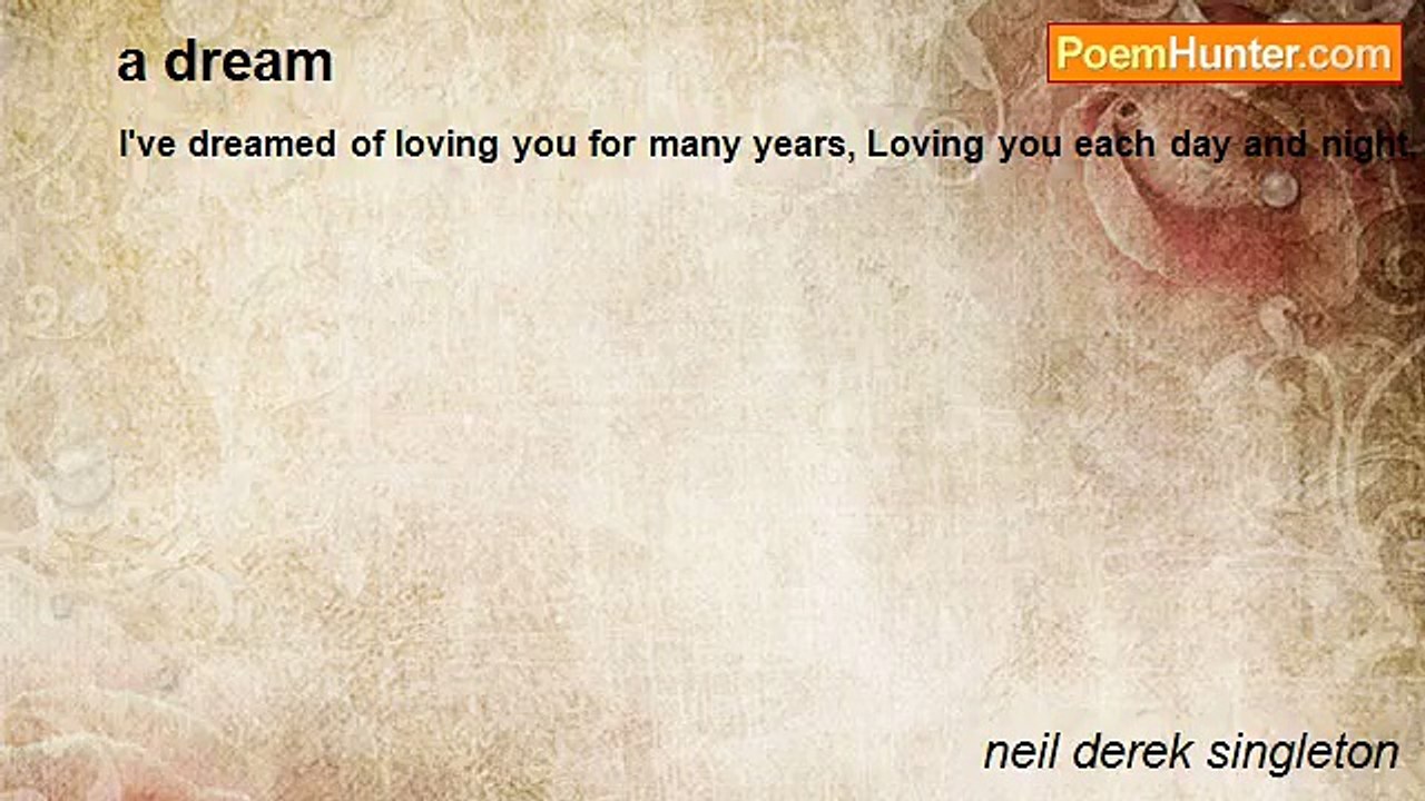 neil derek singleton - a dream