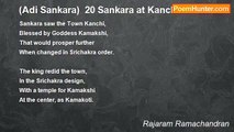 Rajaram Ramachandran - (Adi Sankara)  20 Sankara at Kanchi