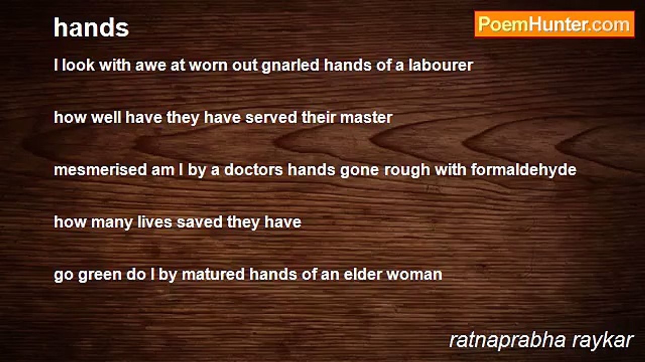 ratnaprabha raykar - hands