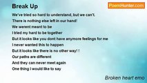 Broken heart emo - Break Up