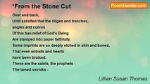 Lillian Susan Thomas - *From the Stone Cut