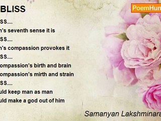 Samanyan Lakshminarayanan - #  BLISS